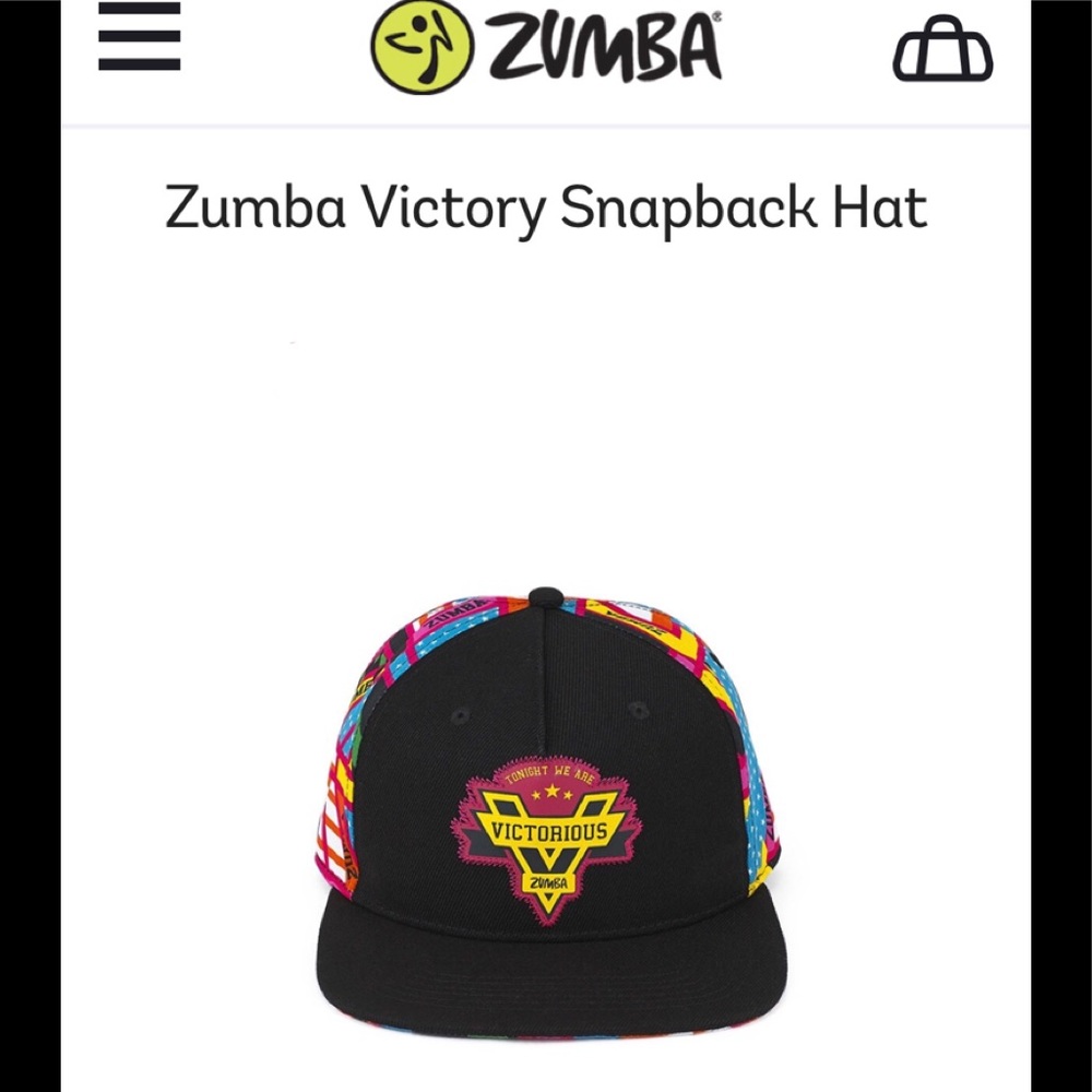 NWT Zumba Victory SnapBack hat.